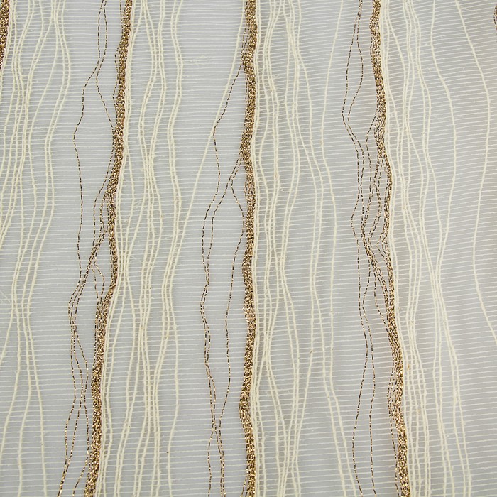 Сетка «Бриса» металлизированная, BOZA, слоновая кость, 0,53 x 4,57 м