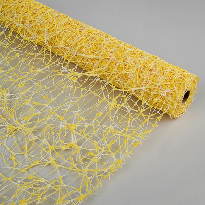 Сетка сизаль «Cнег», BOZA, лимонный, 0,53 x 4,57 м