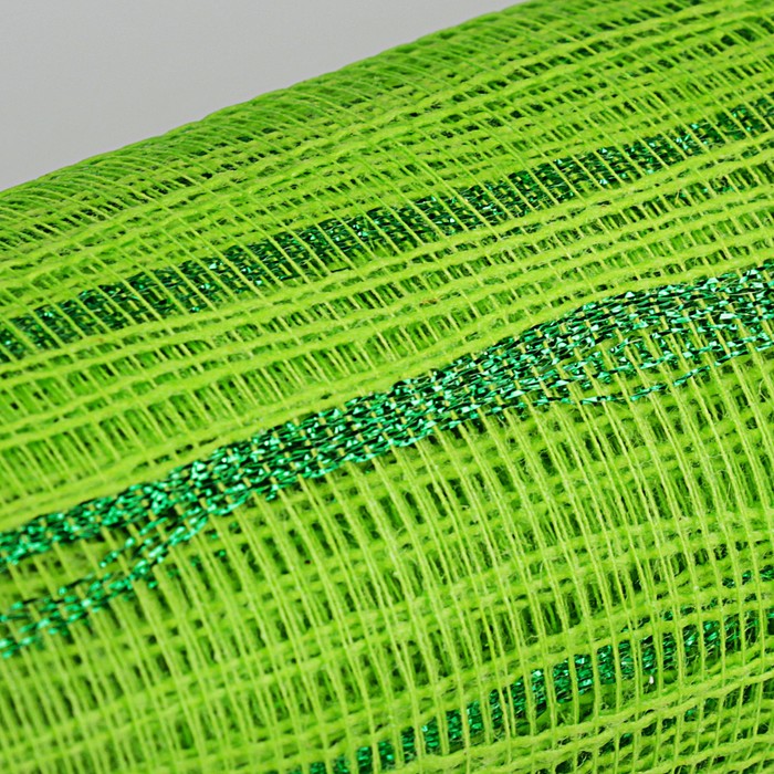 Сетка «Бриса» металлизированная, BOZA, светло-зелёный, 0,53 x 4,57 м