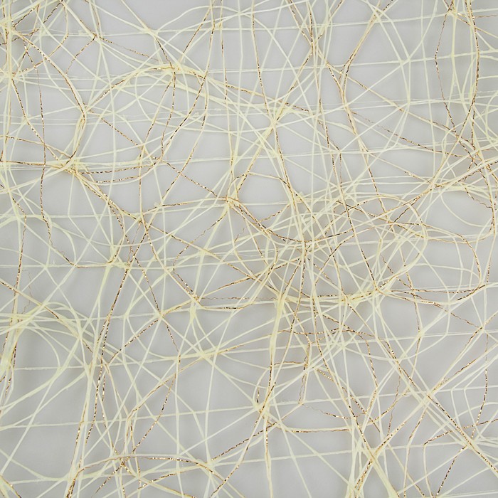 Сетка сизаль металлизированная, BOZA, слоновая кость, 0,53 x 4,57 м