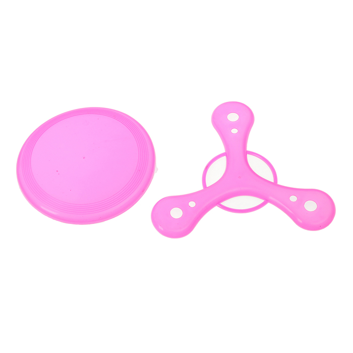 Набор бумеранг с тарелкой, цвета МИКС