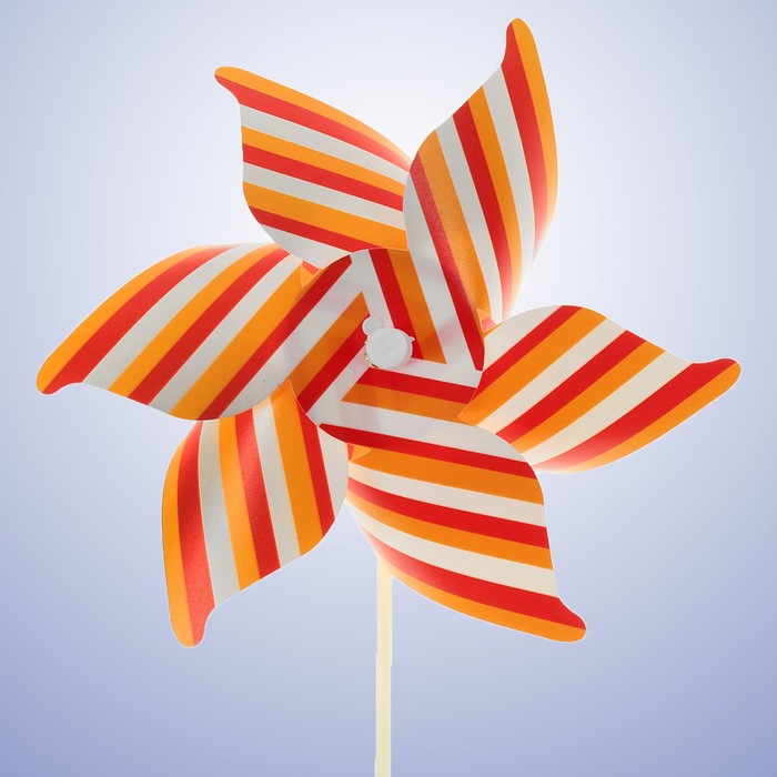 Ветерок "Полосатик", цвет оранжевый