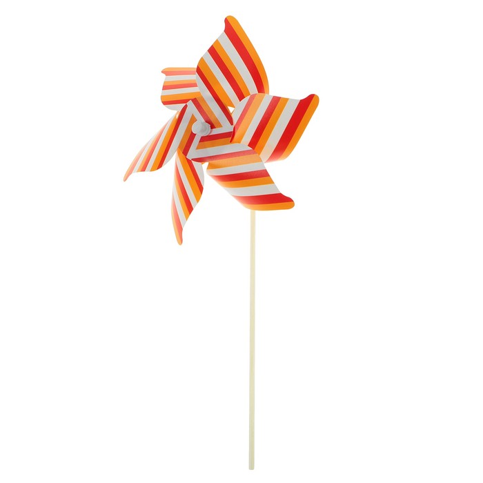 Ветерок "Полосатик", цвет оранжевый