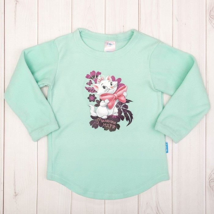 Джемпер для девочек "Мари", рост 110-116 (32) см, 5-6 л, мята, флис