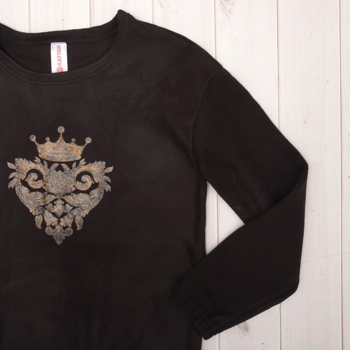 Джемпер женский KAFTAN "Барокко", чёрный, 50-52, флис