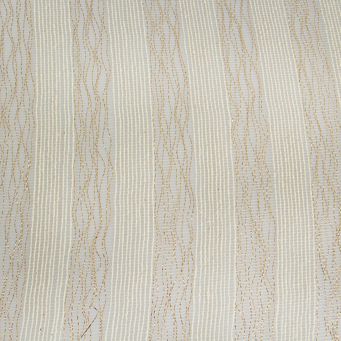 Сетка натуральная, BOZA металлизированная, слоновая кость, 0,53 x 4,57 м