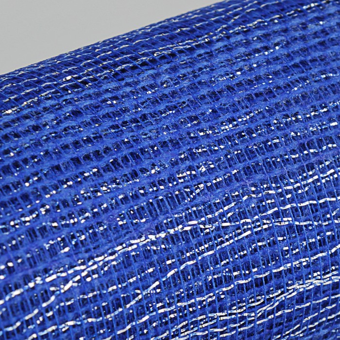 Сетка натуральная, BOZA металлизированная, кобальт, 0,53 x 4,57 м