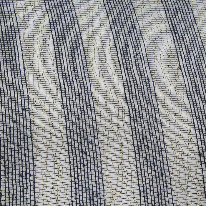 Сетка натуральная, BOZA металлизированная, индиго, 0,53 x 4,57 м