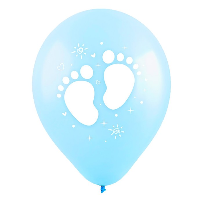 Шар латексный 12" "Малыш", пастель, 2-сторонний, набор 100 шт., цвета МИКС
