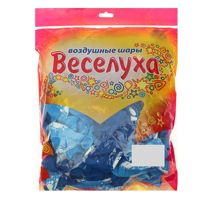 Шар латексный 12" "Малыш", пастель, 2-сторонний, набор 100 шт., цвета МИКС