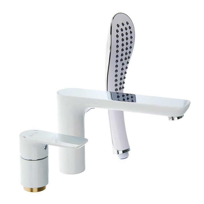 Смеситель для ванны GAPPO Noar G1148,  на борт ванны, с душевым комплектом