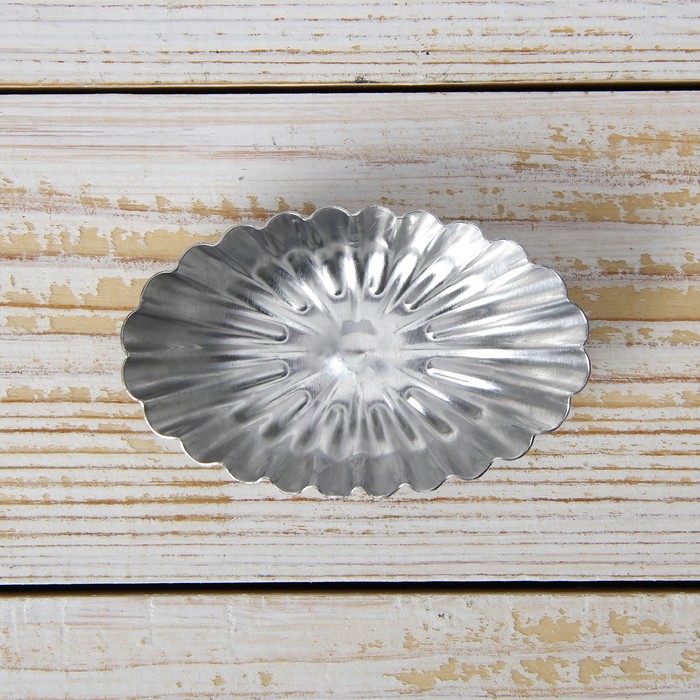 Набор форм для выпечки "Овал. Ромашка", 3 шт, 9х5,5х2 см