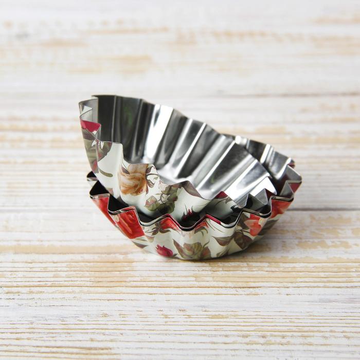 Набор форм для выпечки "Бутон. Розарий", 3 шт, 7х2,2 см