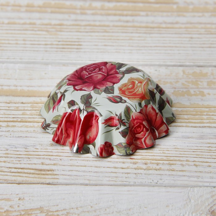 Набор форм для выпечки "Бутон. Розарий", 3 шт, 7х2,2 см