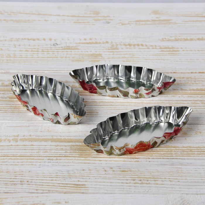 Набор форм для выпечки "Глаз. Розарий", 3 шт, 10,5х5х1,5 см
