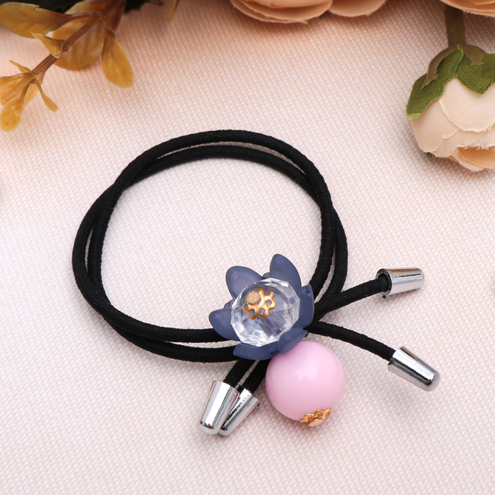 Резинка для волос "Герда", шарик и цветок, МИКС