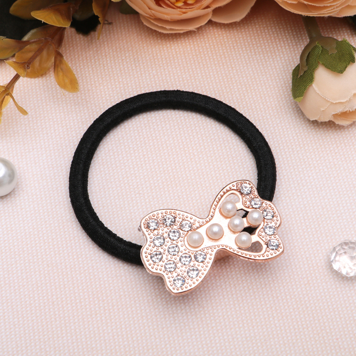 Резинка для волос "Престиж жемчужный" бантик