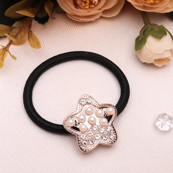 Резинка для волос "Престиж жемчужный" звезда