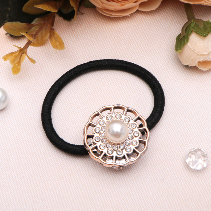 Резинка для волос "Жемчужина" круг