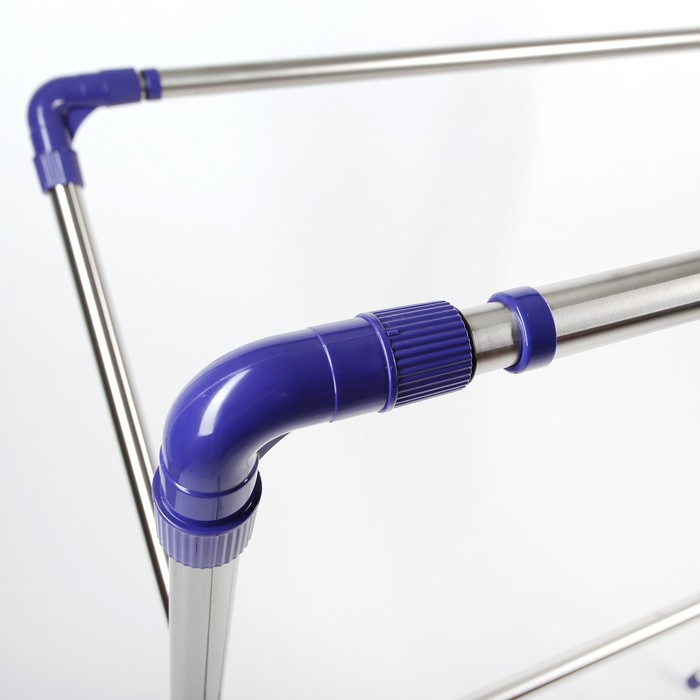 Стойка для одежды телескопическая усиленная 178x69x127 см