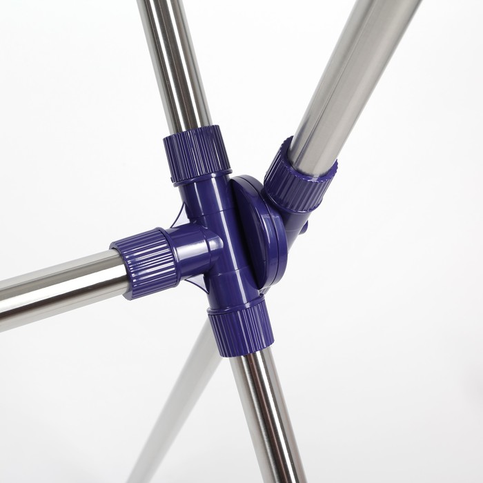 Стойка для одежды телескопическая усиленная 178x69x127 см