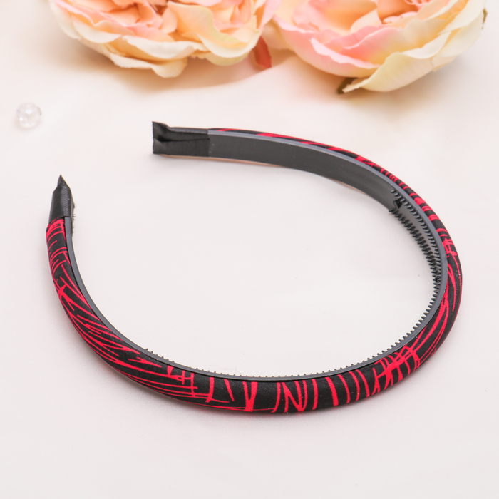 Ободок для волос "Зарина" 1,2 см, нити, микс