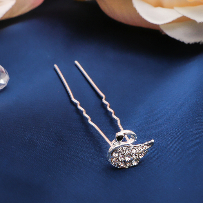 Шпилькая для волос "Лебедь"