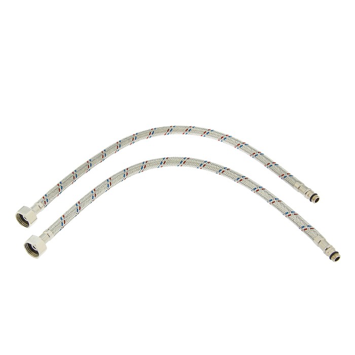 Смеситель для кухни Frap F4009, двухрычажный, высокий излив, латунь, хром