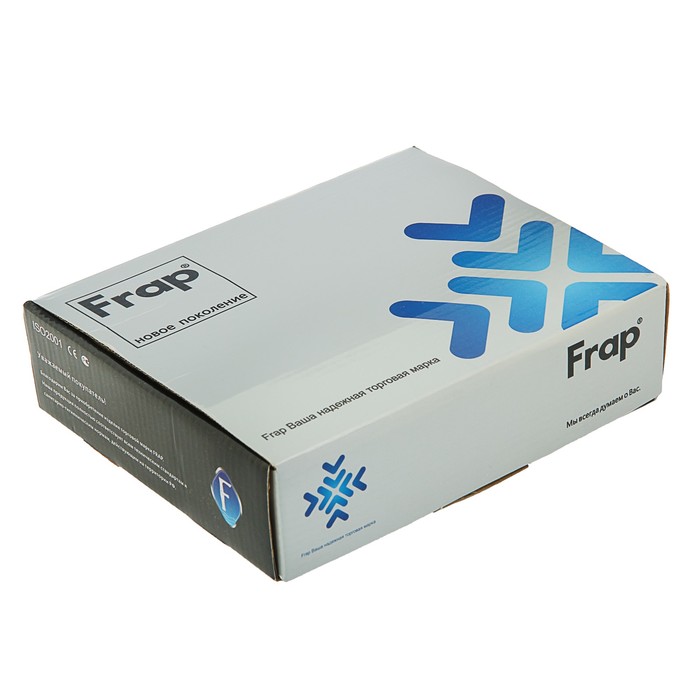 Смеситель для раковины Frap F1052-12, однорычажный, авиационный алюминий, матовый хром