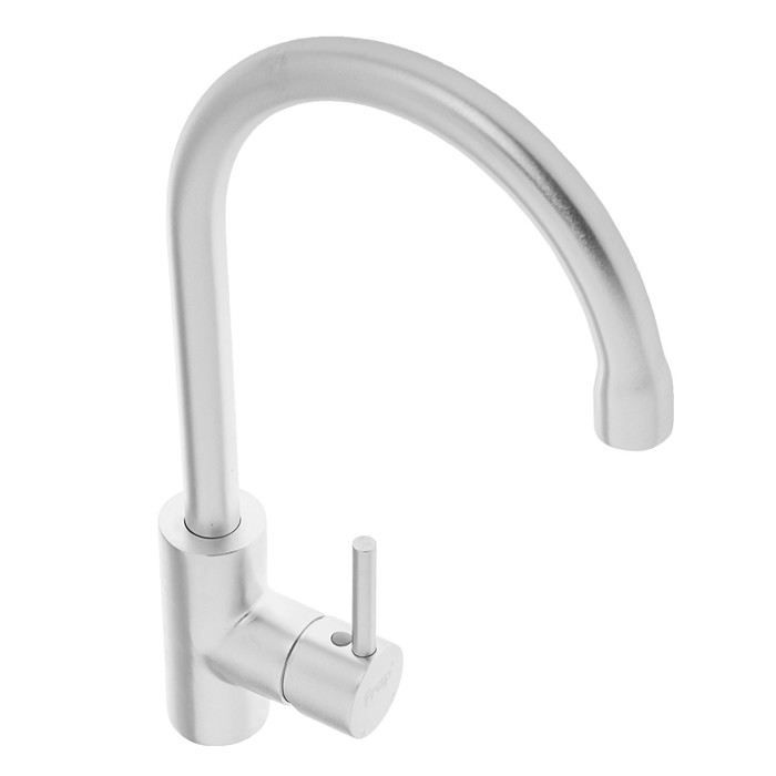 Смеситель для кухни Frap F4052, однорычажный, авиационный алюминий, хром