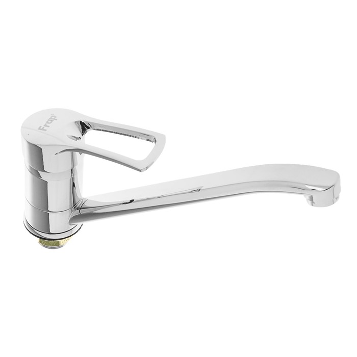 Смеситель для кухни Frap F49701-B, однорычажный, низкий излив, хром
