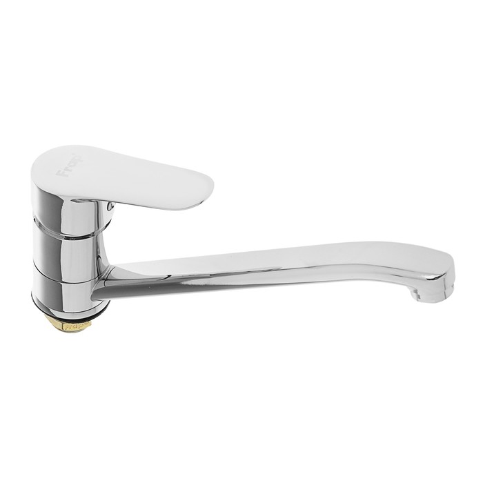 Смеситель для кухни Frap F49703-B, однорычажный, на гайке, низкий излив, хром