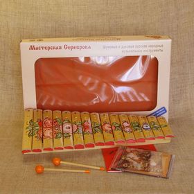 

Ксилофон Мастерская Сереброва диатонический (15 пластин), с росписью