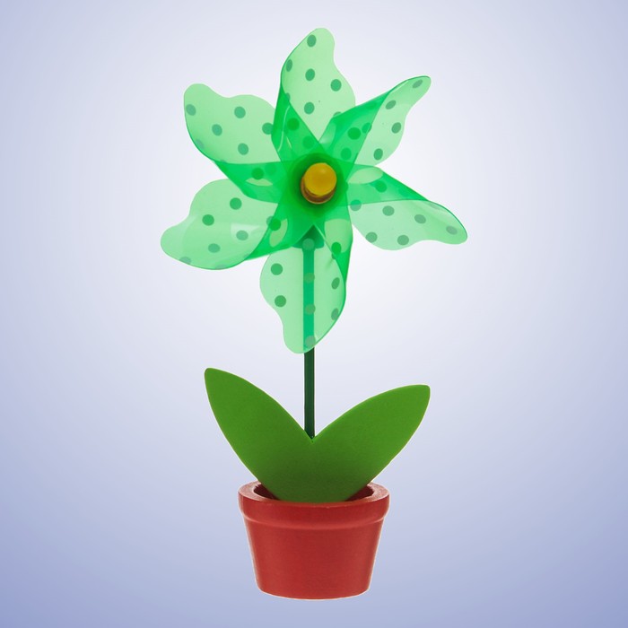 Ветерок "Горох" в горшочке, цвета МИКС