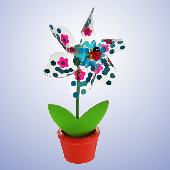 Ветерок "Лепесток" в горшочке,