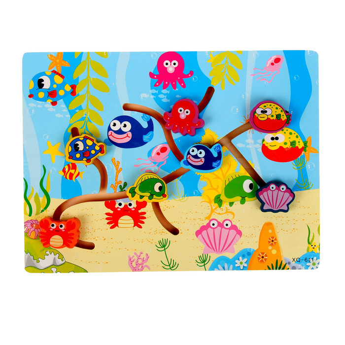 Лабиринт логический "На дне морском"