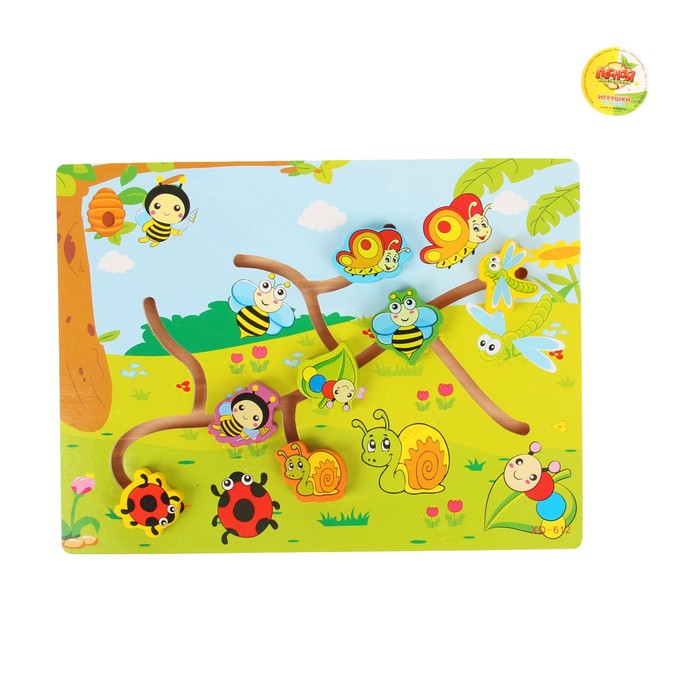 Лабиринт логический "Дружелюбные букашки"