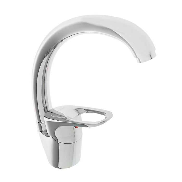 Смеситель для кухни Ledeme H28 L4128-B, однорычажный, поворотный излив