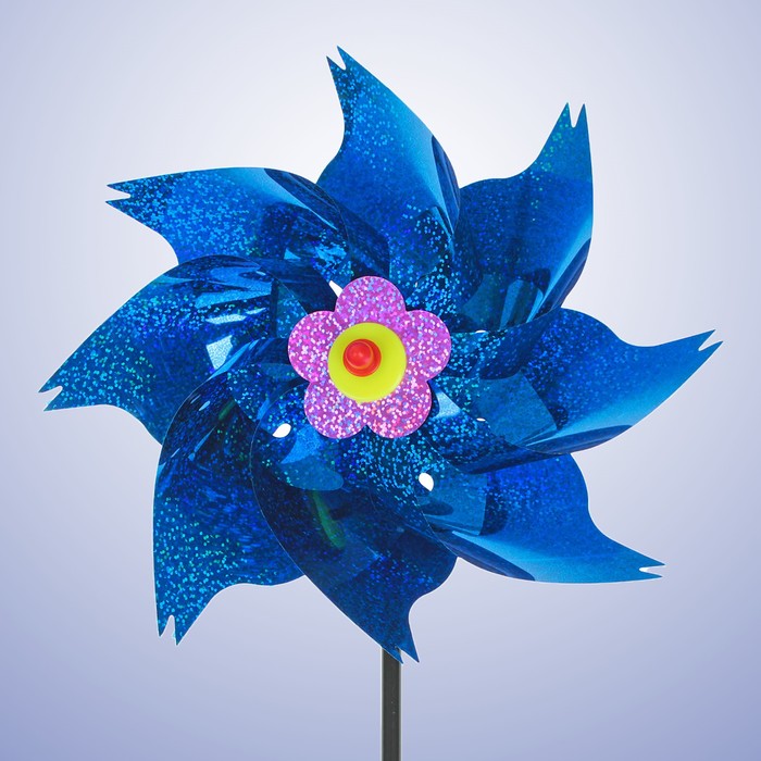 Ветерок "Голография", цвет синий