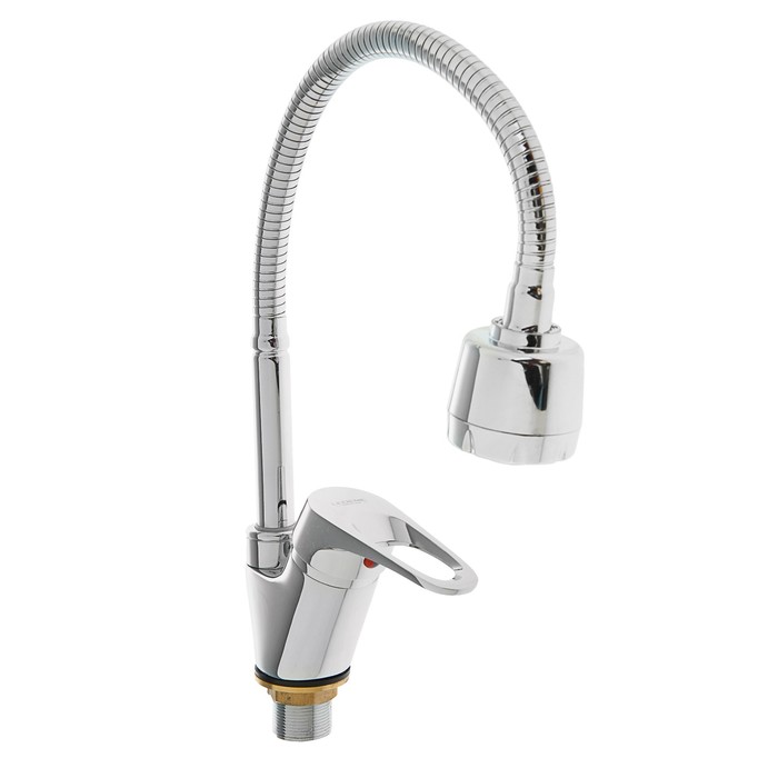 Смеситель для кухни Ledeme H13 L4313, однорычажный, гибкий излив