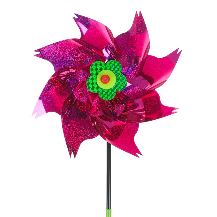 Ветерок "Голография", цвет фуксия