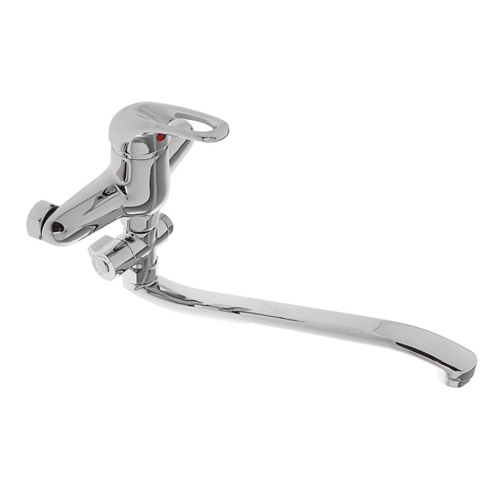 Смеситель для ванны Ledeme H39-B L2139-B, однорычажный, излив 30 см, с душевым набором