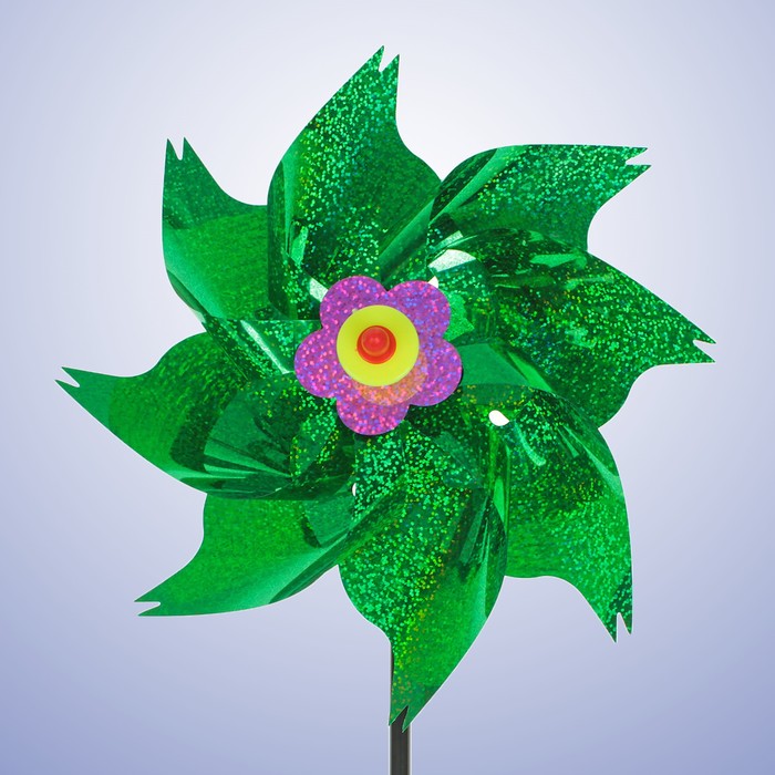 Ветерок "Голография", цвет зелёный