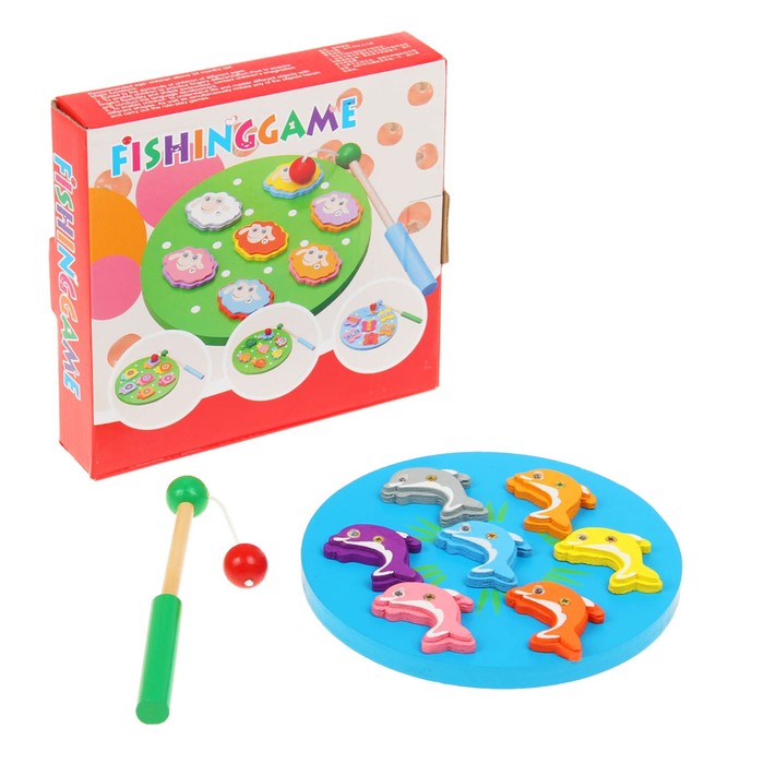Рыбалка магнитная "Дельфины"