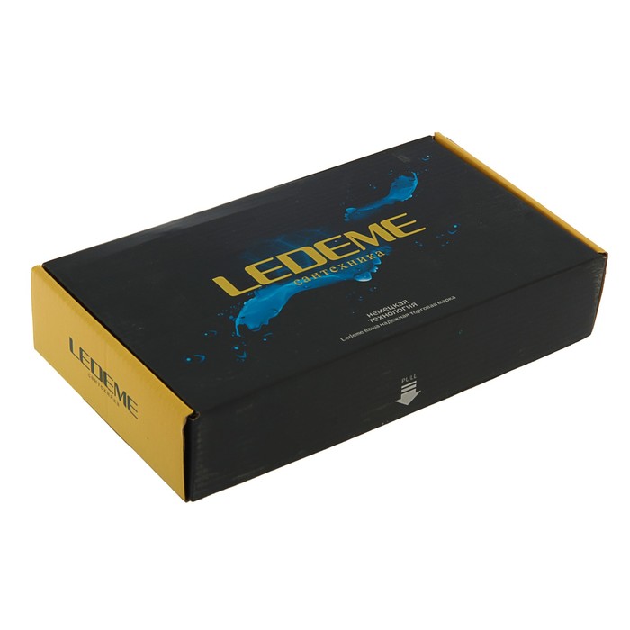 Смеситель для кухни Ledeme H08 L4008, двухрычажный, высокий излив, хром