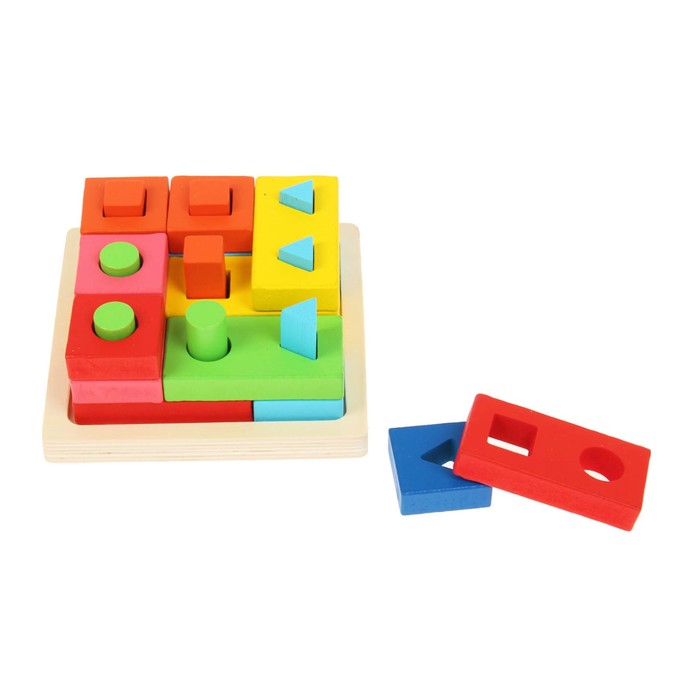 Пирамидка логическая "Цвета и формы"