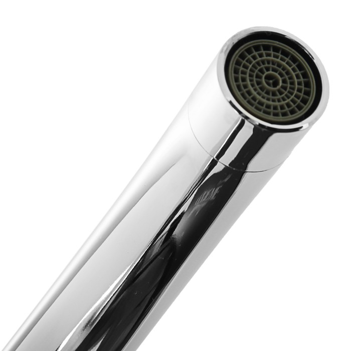 Смеситель для кухни Ledeme L4098, двухрычажный, высокий излив, хром