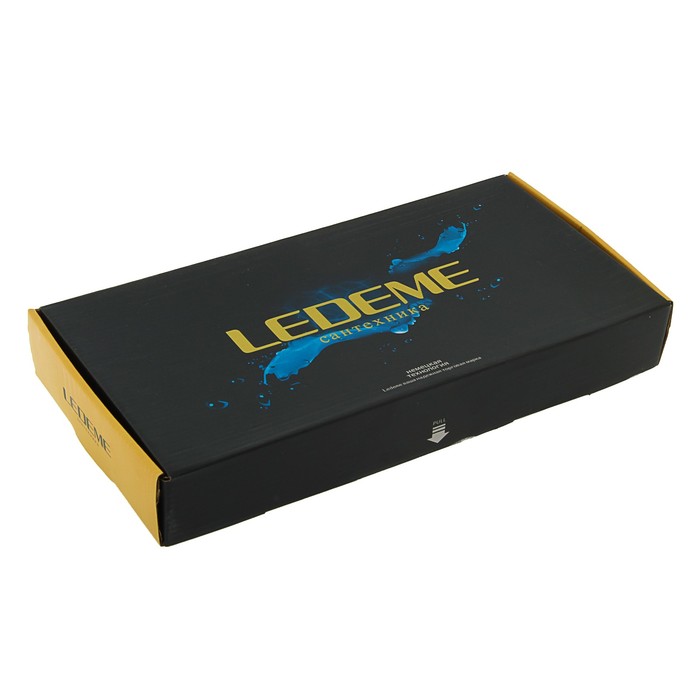 Смеситель для кухни Ledeme L4098, двухрычажный, высокий излив, хром