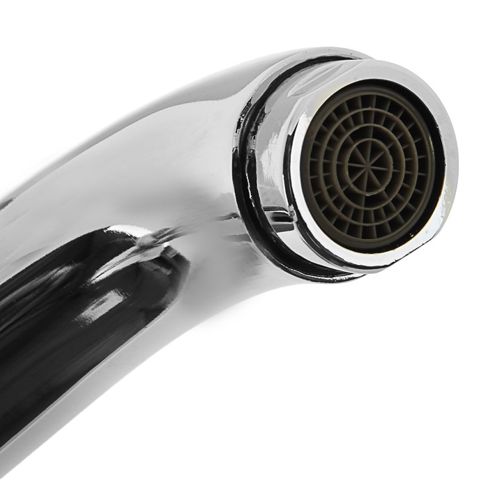 Смеситель для кухни Loffrey LF85903, однорычажный, высокий излив, хром