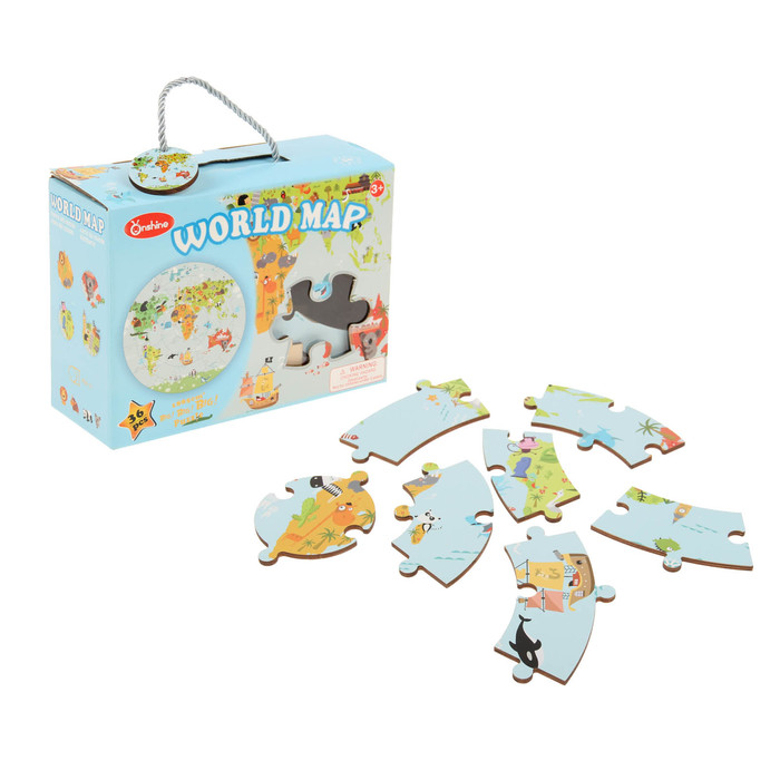 Пазл гигант " Карта мира"